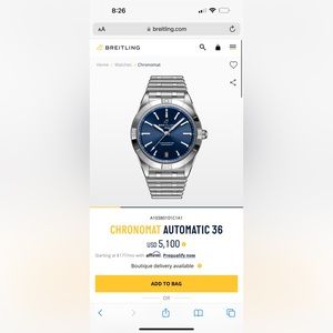 Breitling men’s watch